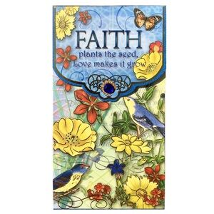 Punch Studio Faith Garden Embellished Long Notepad (94200)